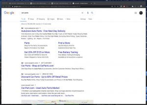 SEO - Search Engine Optimization - Google SERP