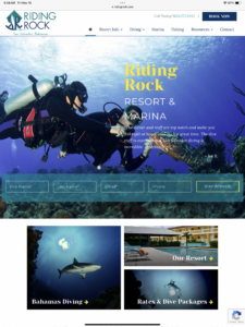 Reno Web Design Agency OCG Creative client, Riding Rock Resort, Bahamas